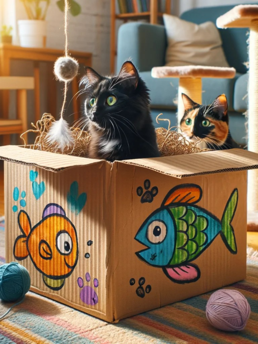 DIY cat toy