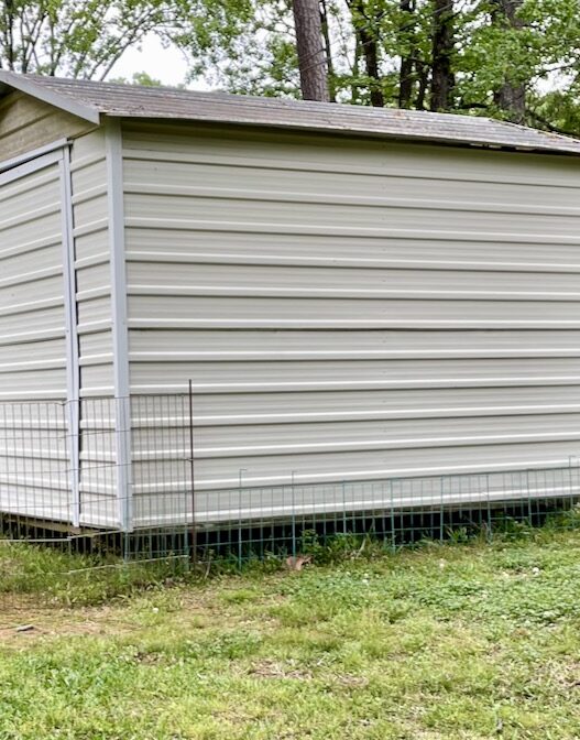 Shed entire