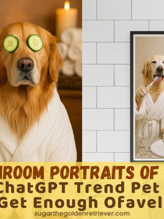 Cutest Bathroom Dog Portraits ChatGPT Trend Pet Parents Cant Get Enough Of
